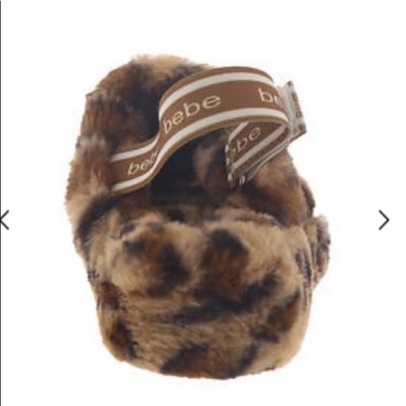 Sandals Slippers slip in slide sling fur animal prints - Picture 3 of 11